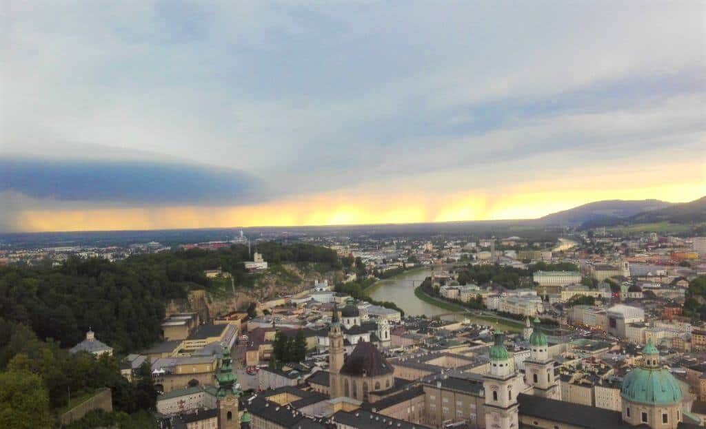 Salzburg itinerary 3 days hohenfortress city views