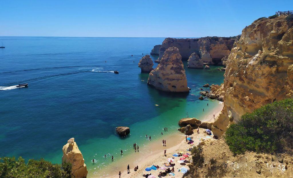 Portugal road trip itinerary 10 days Praia da Marinha