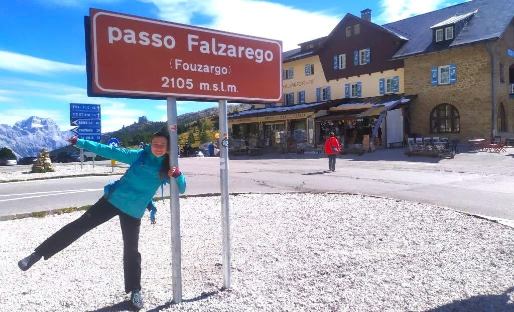 Passo Falzarego Dolomites on the northern Italy itinerary 10 days