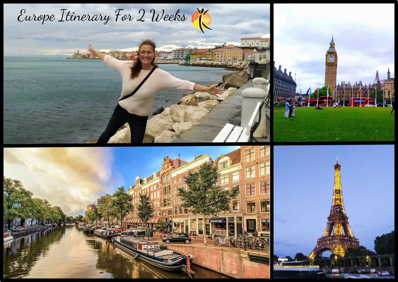 how many countries can you visit in europe in 2 weeks itinerary