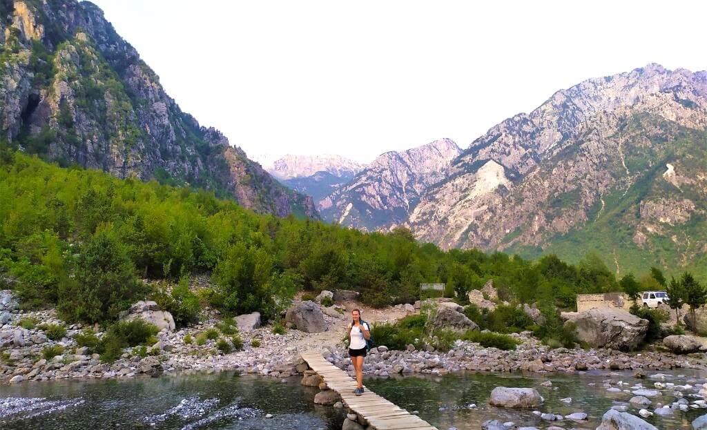 Albanian alps hiking