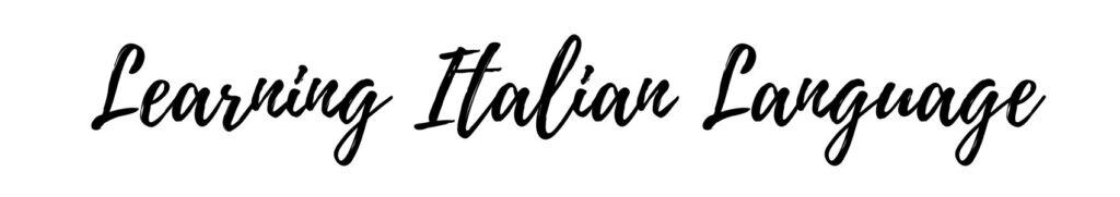 learning Italian language