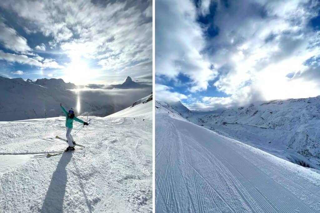 Rothorn mountain skiing