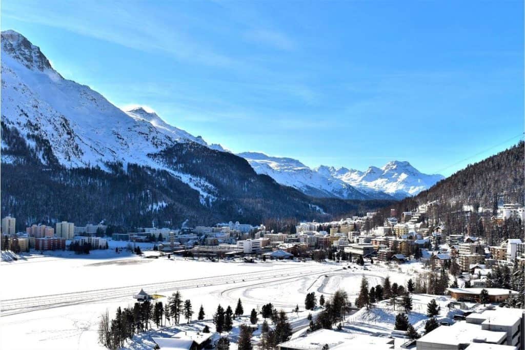 St. Moritz in winter