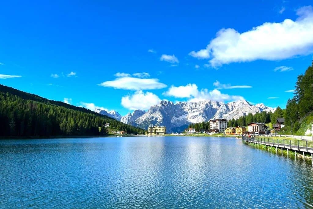 lake misurina dolomites