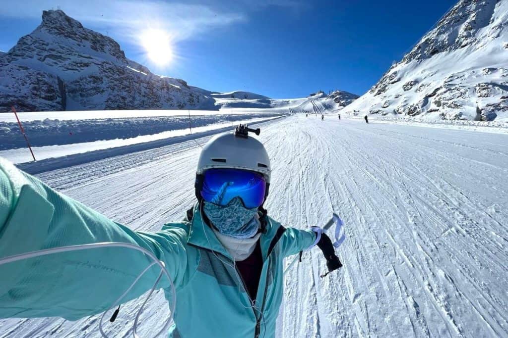 skiing in Switzerland Matterhorn Glacier Paradise