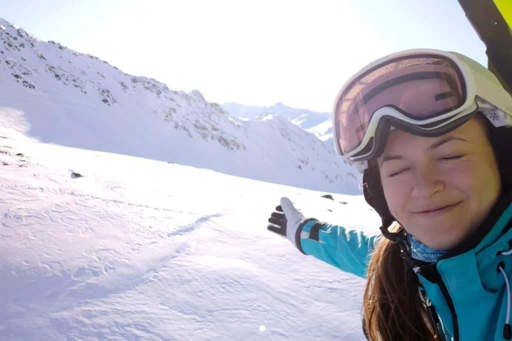 skiing in Switzerland Titlis glacier