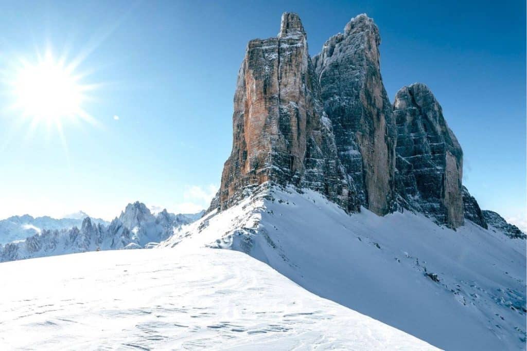 3 Cime di Lavaredo hiking and skiing area