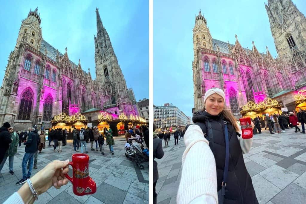 Austria Christmas market itinerary Vienna Stephansplatz