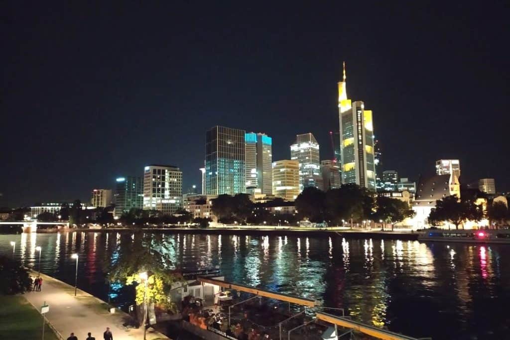 Frankfurt city skyline Germany