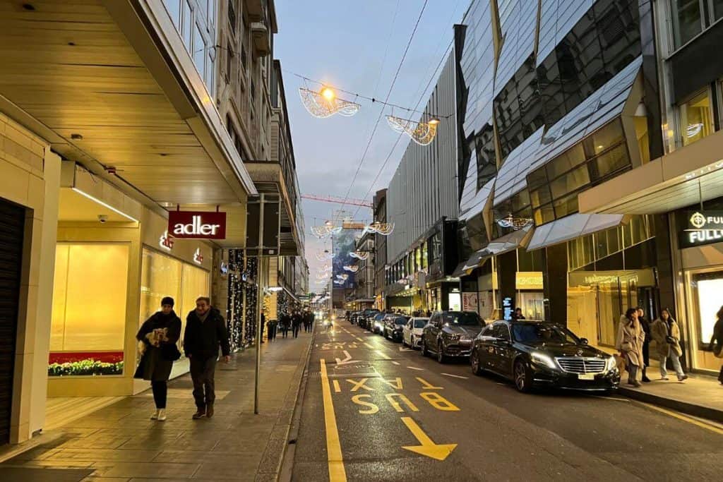 Geneva luxury shopping