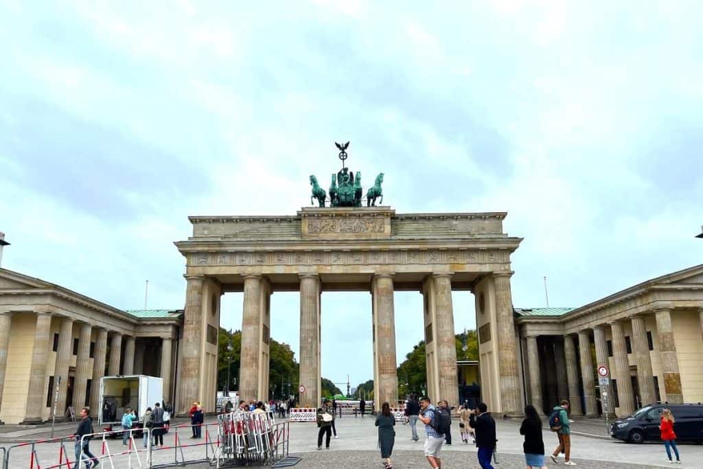 German Christmas Market itinerary 7 days in Berlin sightseeing Brandenburg Gate