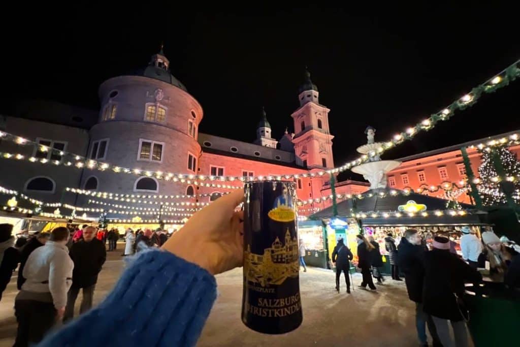 Salzburg gluhwein Germany and Austria Christmas Market Itinerary 7 days