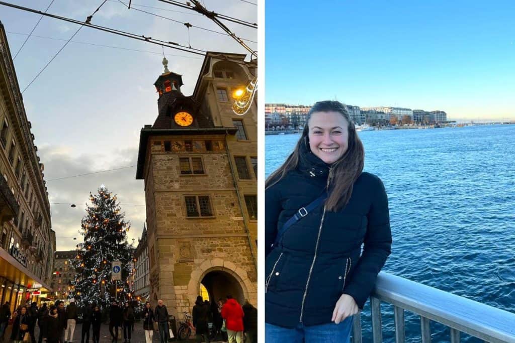 Switzerland Christmas market itinerary Geneva Lac Leman