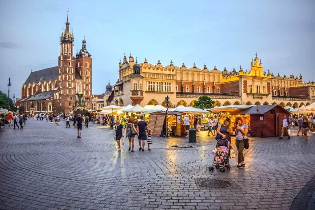 best places to visit in europe in winter krakow poland
