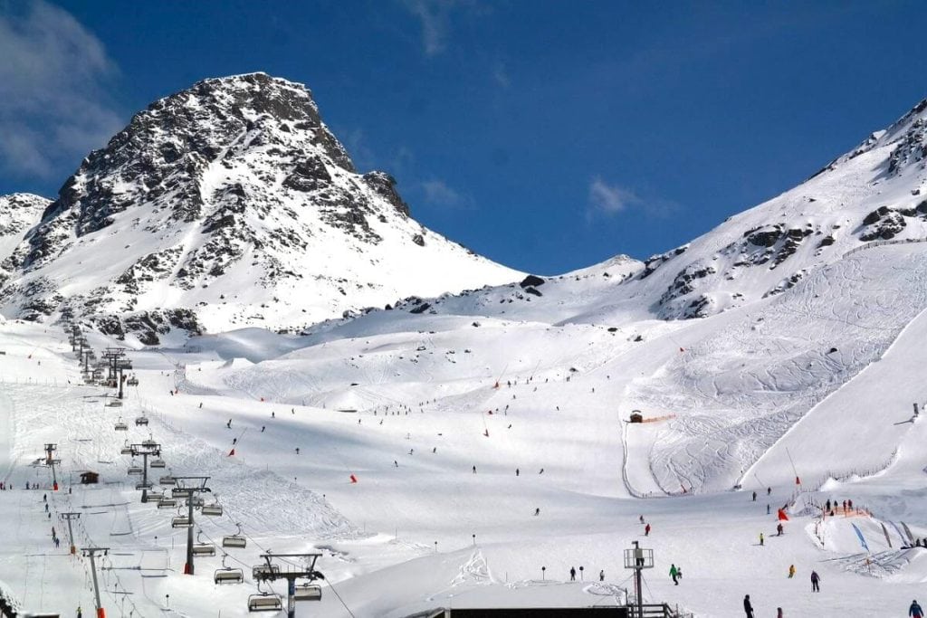 best ski resorts in Europe ischgl samnaun ski slopes