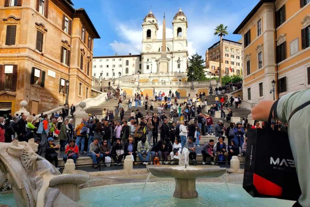 europe winter itinerary 2 weeks rome spanish steps
