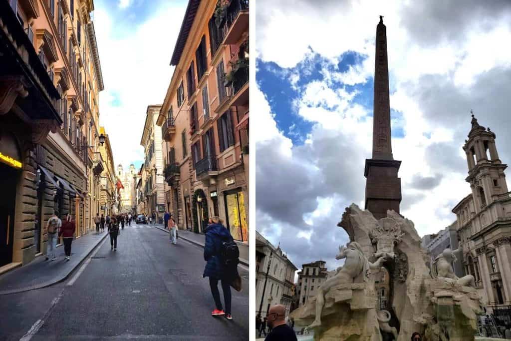 europe winter itinerary 2 weeks rome streets