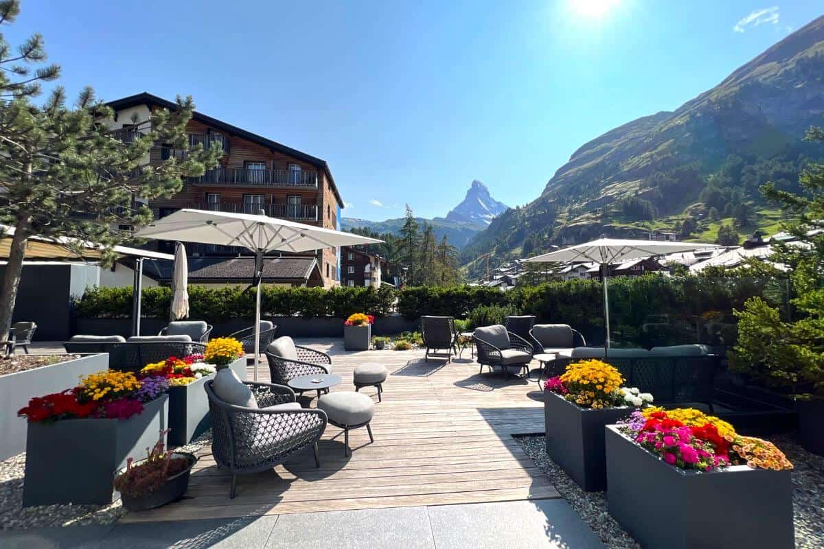 hotel bristol terrace hotels in zermatt with Matterhorn views