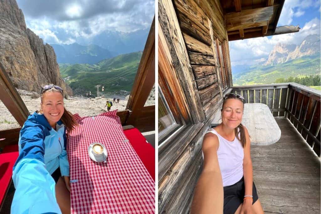 staying in rifugios in the Dolomites practical tips