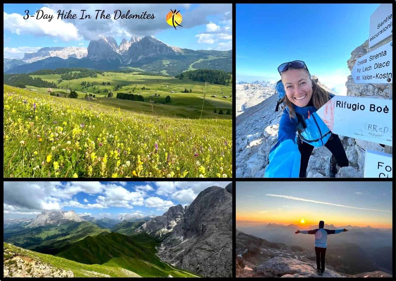 3- day hike in the dolomites self-guided itinerary