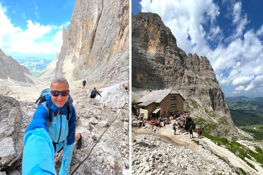 best hikes in the dolomites sassolungo circuit rifugio firenze