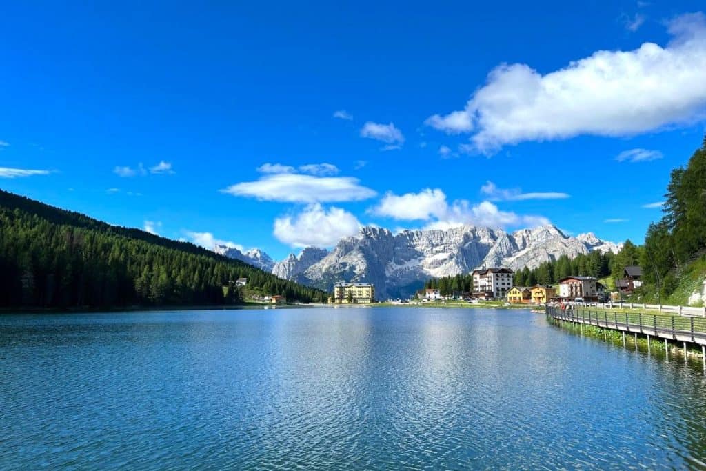 dolomites itinerary 5 days lake misurina