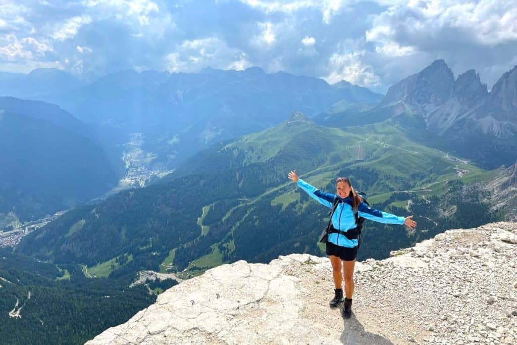 dolomites itinerary 5 days sass pordoi mountain