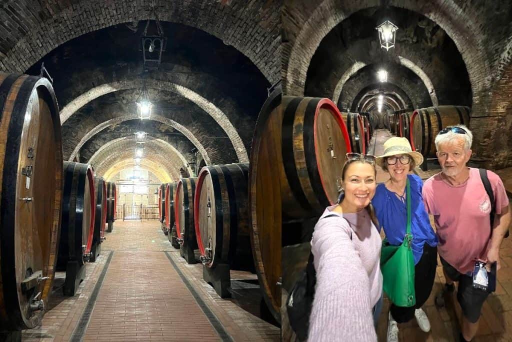Montepulciano wine cellars