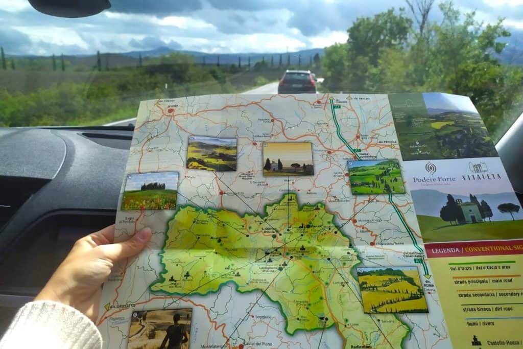 Tuscany itinerary 5 days road trip with map