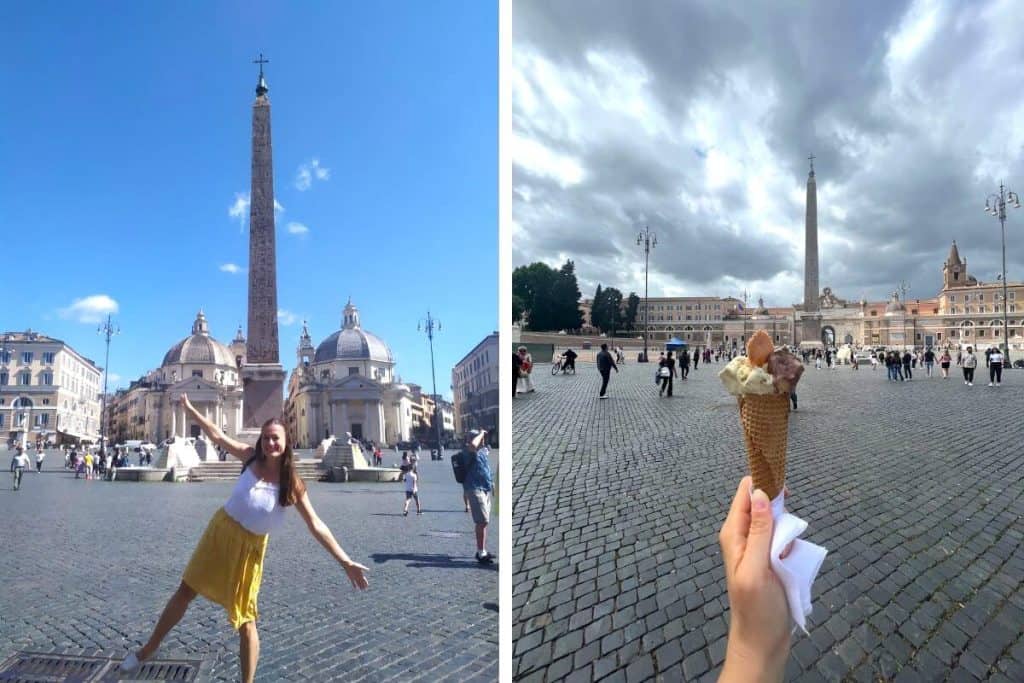 piazza del popolo in rome
