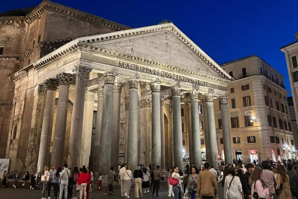 roman itinerary 3 days pantheon sightseeing