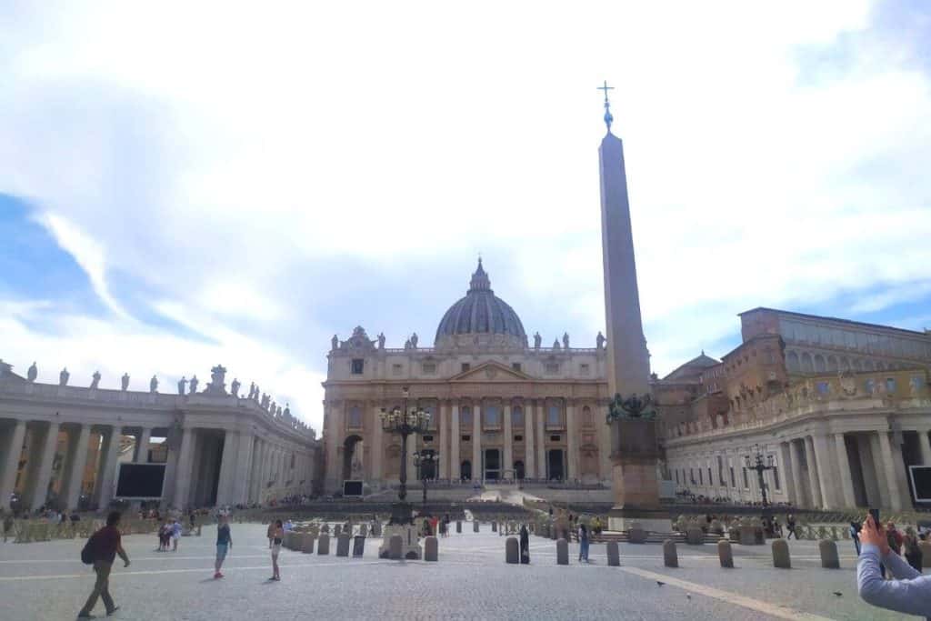 vatican city and vatican museums with st peters basilica